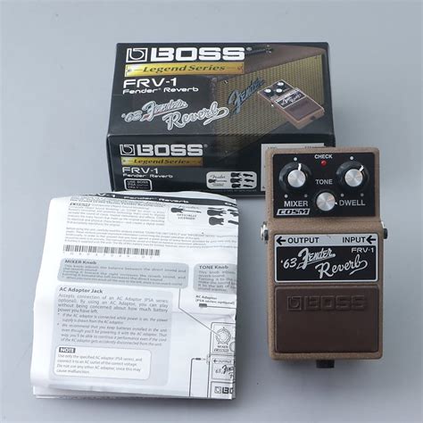 boss 63 reverb pedal - boss frv 1 demo.